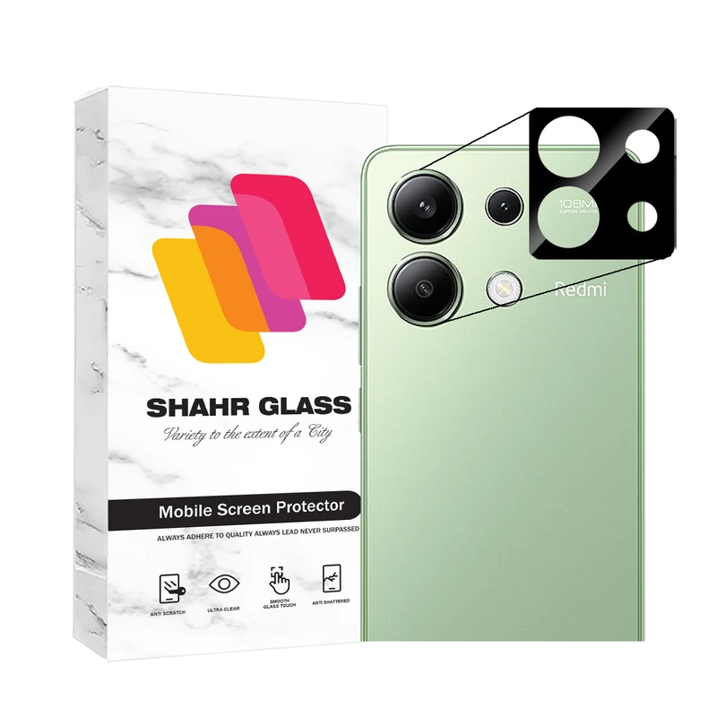 محافظ لنز دوربین شهر گلس مدل LENSFSH مناسب برای گوشی موبایل شیائومی Redmi Note 13 4G