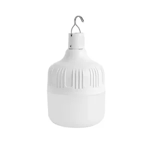 چراغ آویز چادر مدل شارژی 80 وات با نور مهتابی