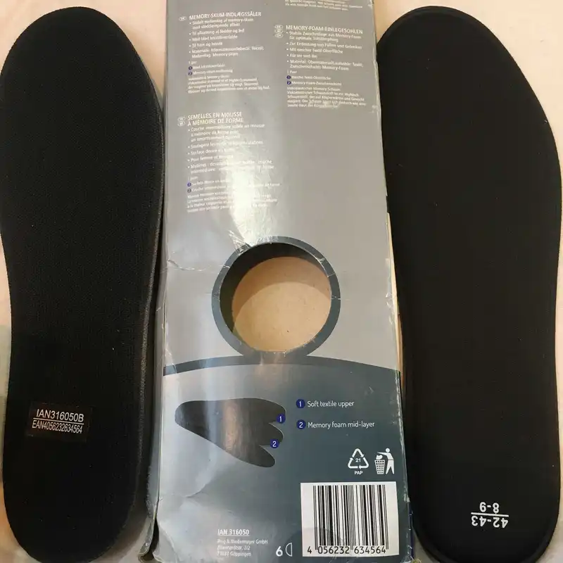 کفی کفش اینسولز مدل IAN 316050