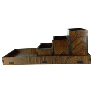 جامدادی رومیزی مستر راد مدل جنگل کد zanjan-2021  مجموعه 4 عددی