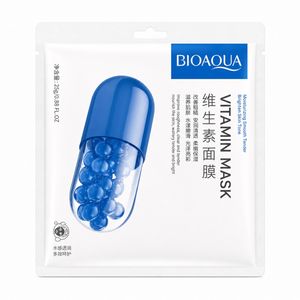 ماسک نرم کننده صورت بایو آکوا مدل Vitamin Mask مناسب برای انواع پوست حجم 25 میلی لیتر