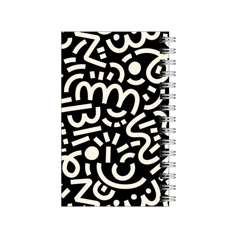 دفترچه یادداشت مدل to do list طرح پترن  انواع خطوط کد 2491459