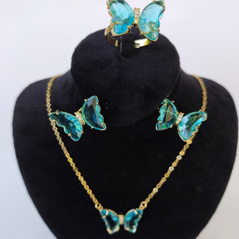 نیم ست زنانه مدل استیل پروانه