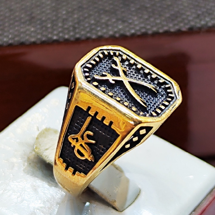 انگشتر مردانه مدل طلا روس طرح شمشیر ذوالفقار امام علی کد 280 انگشتر مردانه مدل طلا روس طرح شمشیر ذوالفقار امام علی کد 280