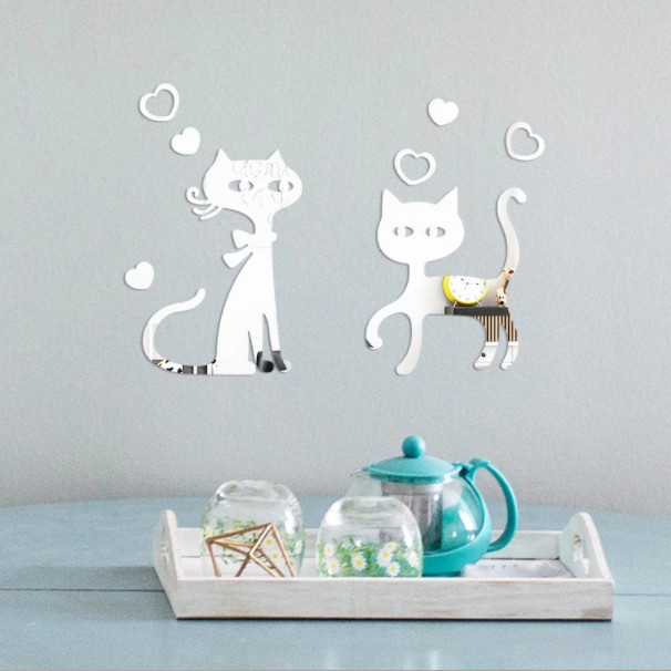 آینه آماتیس مدل گربه ها بسته 2 عددی