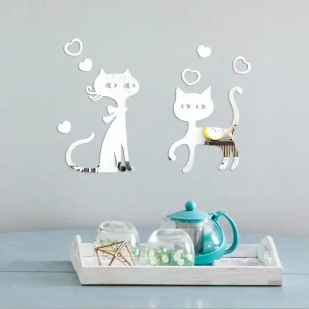 آینه آماتیس مدل گربه ها بسته 2 عددی