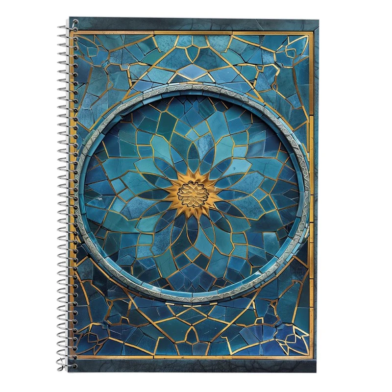 دفتر لغت 50 برگ مدوپد طرح فرش کد DF17457