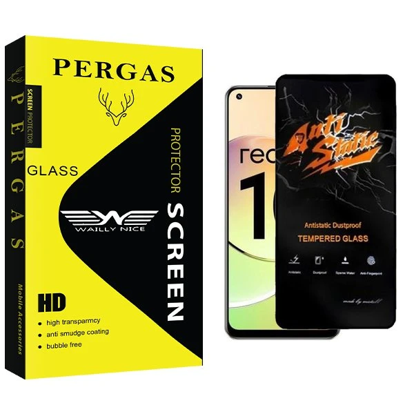 محافظ صفحه نمایش وایلی نایس مدل Pergas Antistatic مناسب برای گوشی موبایل ریلمی 10 4G
