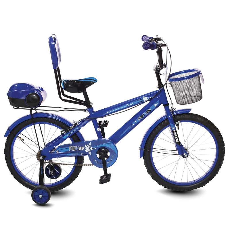 دوچرخه شهری پورت لاین مدل چیچک سایز 20 رنگ آبی