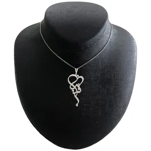 گردنبند نقره زنانه مدل فریبا کد G-93