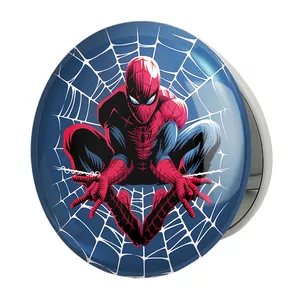 آینه جیبی خندالو طرح مرد عنکبوتی Spider Man مدل تاشو کد 13180 