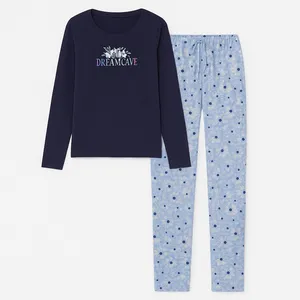 ست تی‌شرت آستین بلند و شلوار راحتی زنانه اسمارا مدل Sd