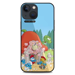 AKAM AMC-WA13M-SMURFS-6 Cover For Apple iPhone 13 Mini