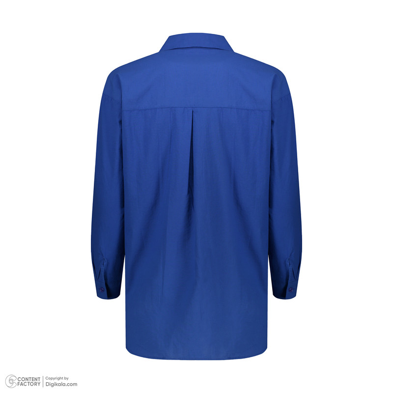 بلوز آستین بلند زنانه پیر کاردین مدل 9212102 رنگ آبی