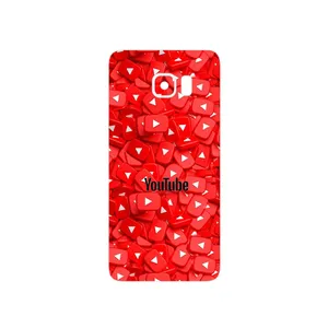 MAHOOT Youtube Cover Sticker for Samsung Galaxy S6 Edge