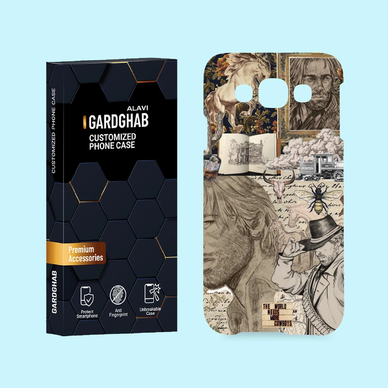 کاور گارد قاب علوی مدل هنری مناسب برای گوشی موبایل سامسونگ Galaxy E5 2015