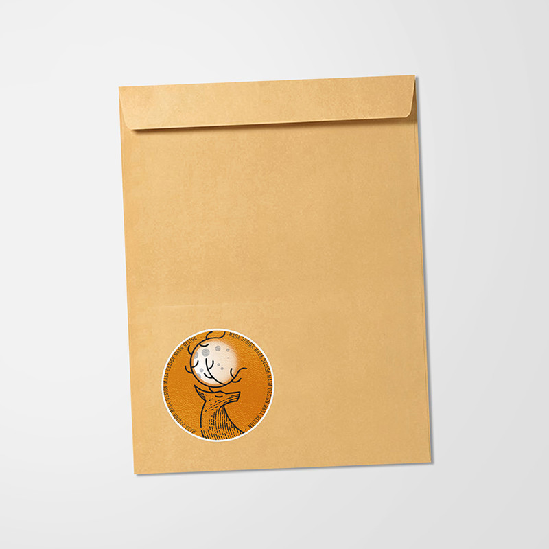 کارت پستال ماسا دیزاین طرح no face مدل ZOD077