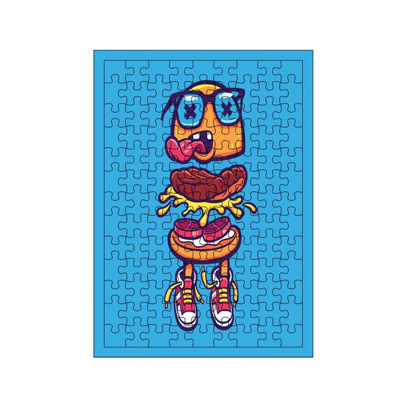 پازل 117 تکه مدل همبرگر کد 111