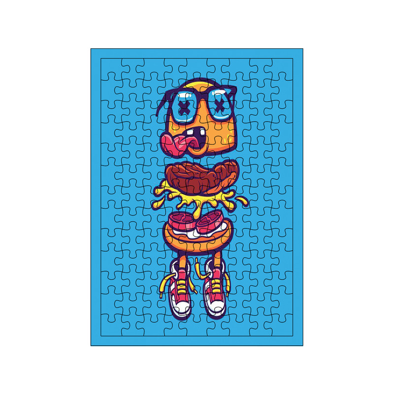 پازل 117 تکه مدل همبرگر کد 111