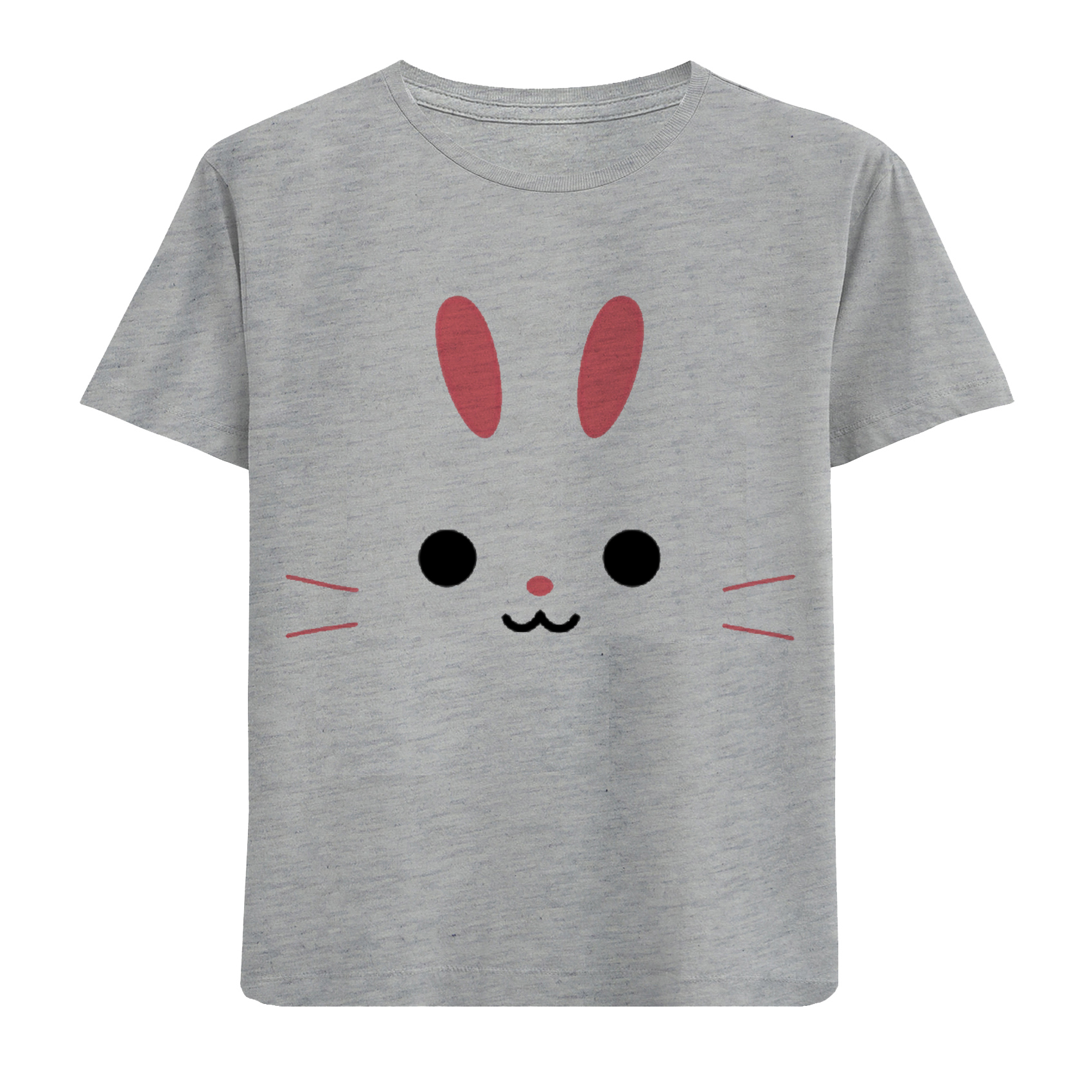 تی شرت آستین کوتاه دخترانه مدل خرگوش F227