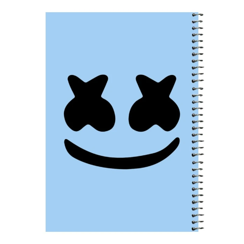 دفتر مشق 80 برگ اس جی مدل مارشمالو   