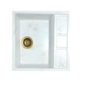 سینک ظرفشویی گرانیت توکار یک لگنه مدل ارچر 