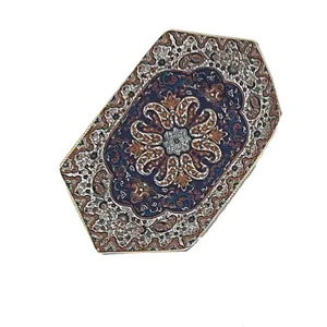 رومیزی ترمه مدل نسترن کد ASALI-986