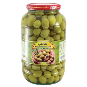 زیتون شور سبز ممتاز هسته دار صالحی  - 1500 گرم