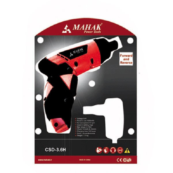 پیچ گوشتی شارژی محک مدل CSD-3.6 H
