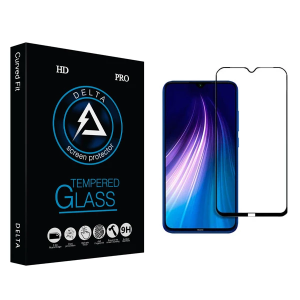 محافظ صفحه نمایش دلتا مدل Fit مناسب برای گوشی موبایل شیائومی Redmi Note 8