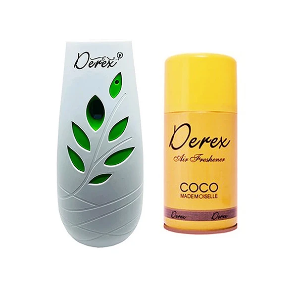 دستگاه خوشبو کننده هوا دریکس مدل سنسور دار طرح همراه اسپری کو کو  