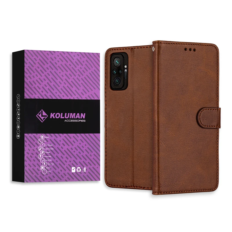 کیف کلاسوری کلومن مدل CALF SKIN مناسب برای گوشی موبایل شیائومی REDMI NOTE 10 PRO / REDMI NOTE 10 PRO MAX