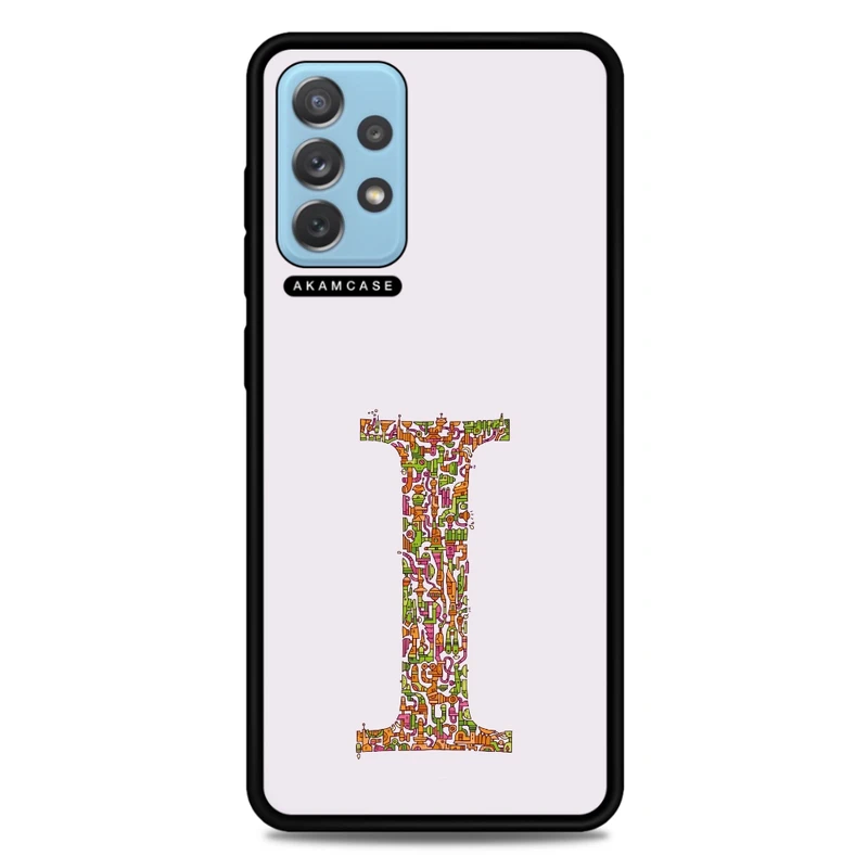 کاور آکام مدل AMC-WSGA72-ALPHADOODLEBET-9 مناسب برای گوشی موبایل سامسونگ Galaxy A72