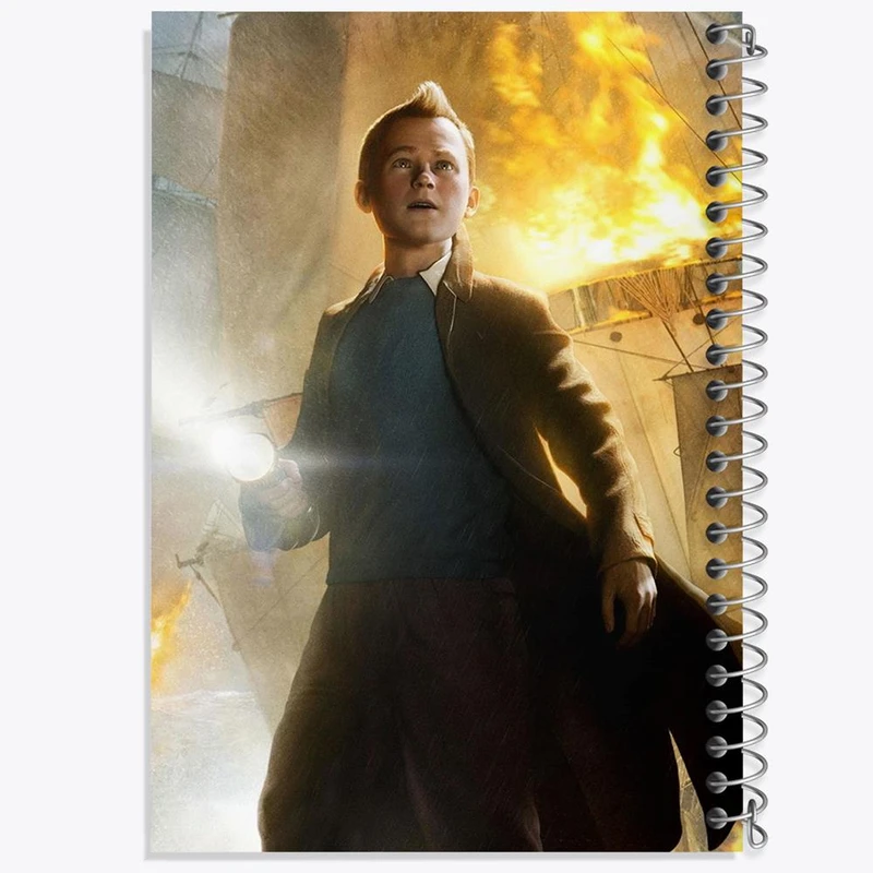 دفتر شطرنجی 50 برگ خندالو طرح ماجراهای تن تن کد 27976