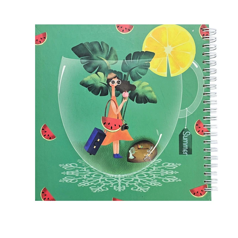 دفتر 100 برگ مدل دخترانه طرح فانتزی کد 2