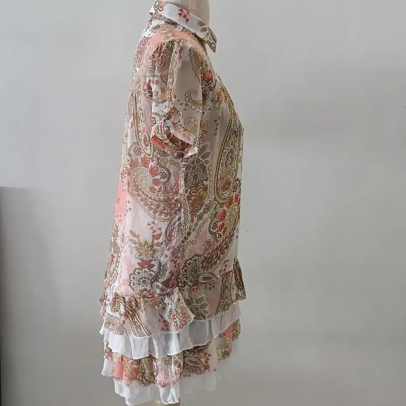 پیراهن زنانه مدل چین دار