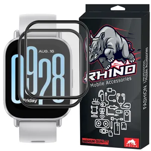 محافظ صفحه نمایش راینو مدل PMMA مناسب برای ساعت هوشمند شیائومی Redmi Watch 5 Active بسته 2 عددی