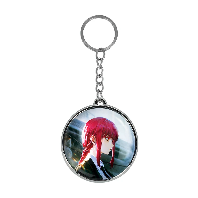 جاکلیدی خندالو طرح ماکیما انیمه مرد اره ای Chainsaw Man مدل دوطرفه کد 2230422302