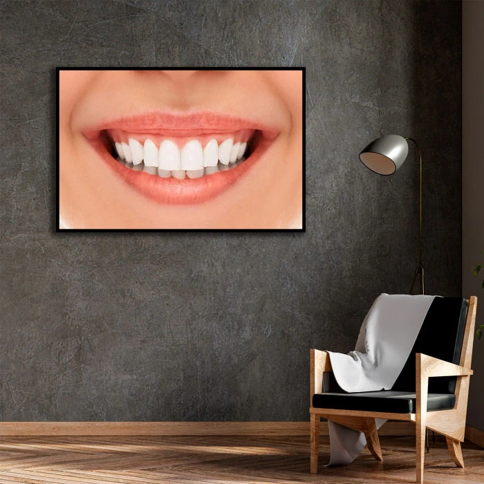 تابلو بکلیت طرح دندانپزشکی مدل B-D2111 فریم مشکی