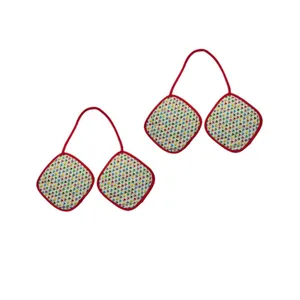دستگیره قابلمه مدل لاله ها کد 55 بسته  دو عددی