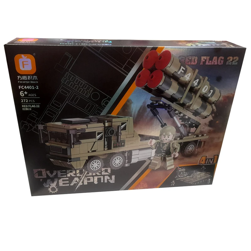 ساختنی 272 تکه اف مدل ماشین ضد هوایی RED FLAG22 کد FC4401-2