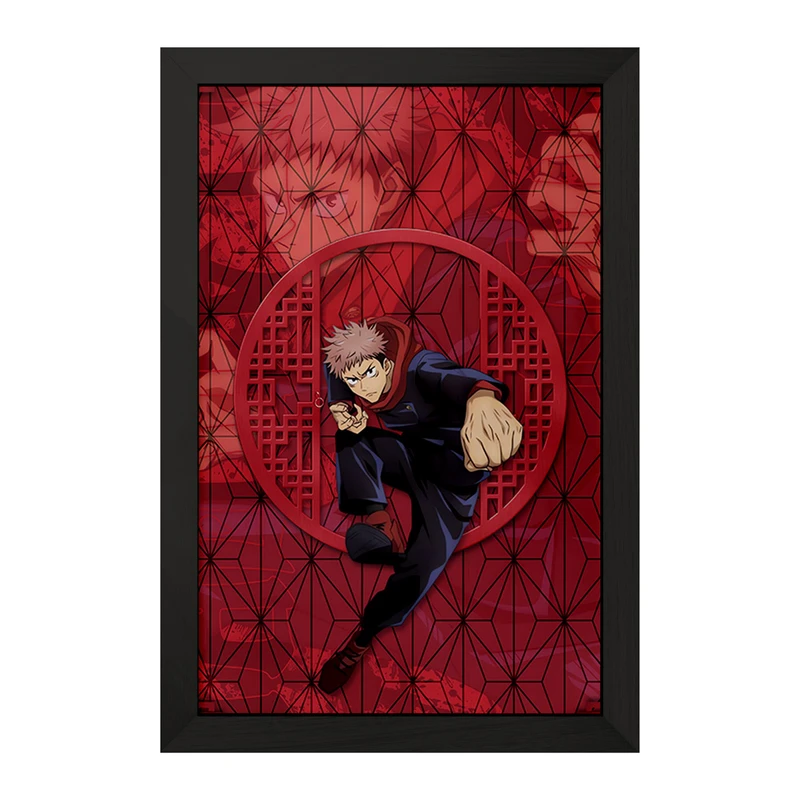 تابلو خندالو مدل انیمه آکادمی قهرمان من کد F790