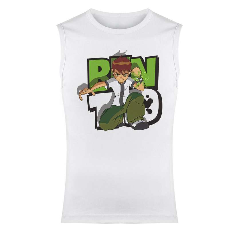 تاپ مردانه مدل بنتن  کد 153 رنگ سفید