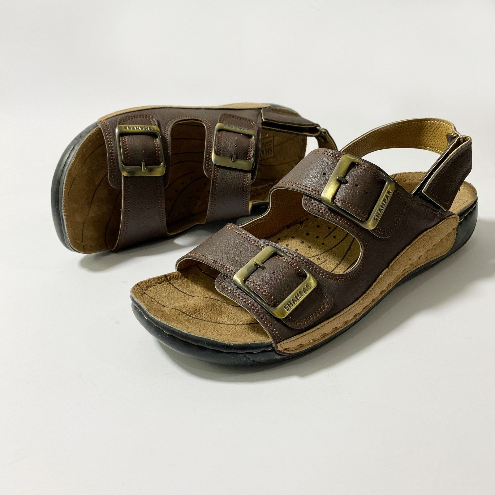 صندل مردانه شهپر مدل P1-mahan118-LBN -  - 4