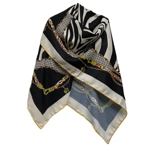 روسری زنانه مدل نخی کجراه پاییزه دست دوز کد 1751