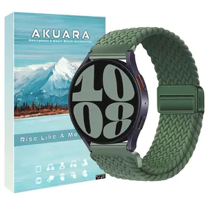 بند آکوآرا مدل Woven solomag AK مناسب برای ساعت هوشمند شیائومی S1 / S1 Active / S2 / Mi Watch XMWTCL02 / Mi Watch Color 2 / Mi Watch Color 22mm