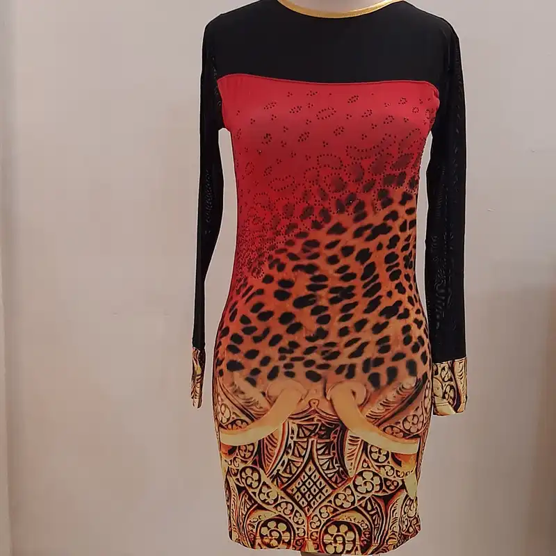 پیراهن زنانه مدل Sisi پلنگی