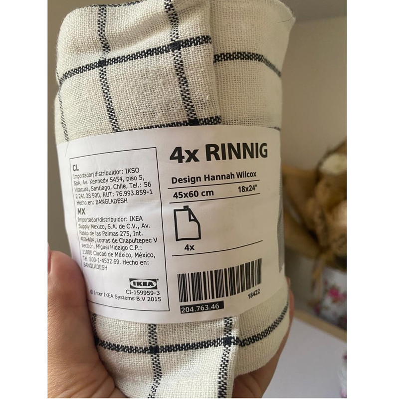 دستمال ایکیا مدل 6346 بسته 4 عددی دستمال ایکیا مدل 6346 بسته 4 عددی