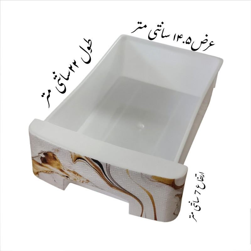 فایل کشویی مدل مستطیل ماربل کد 1