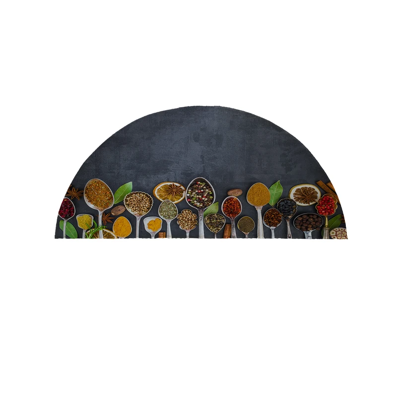 پادری مدل نیم دایره طرح آشپزخانه کد 5048 سایز 90×45 سانتی متر